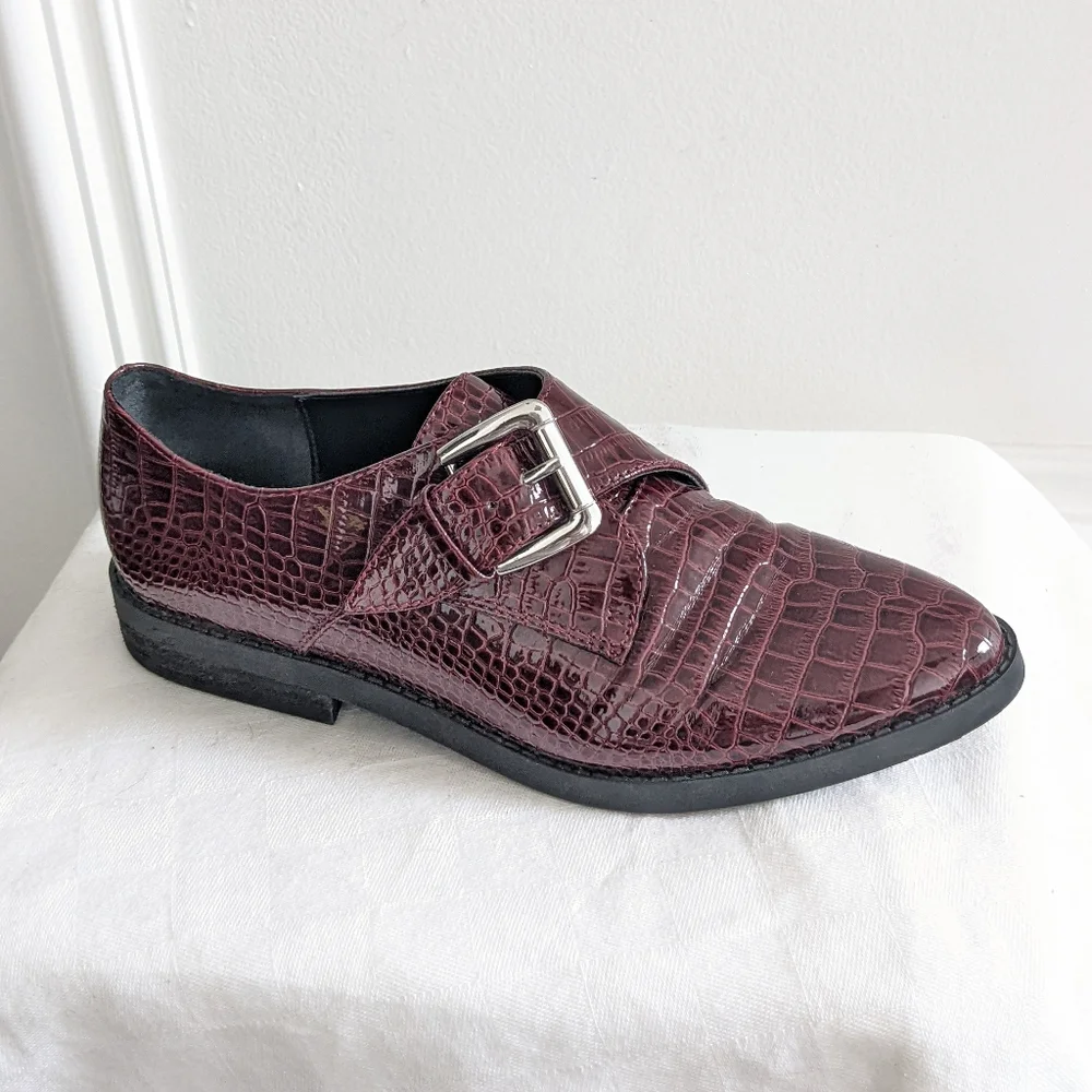 Patent leather loafers by Aldo